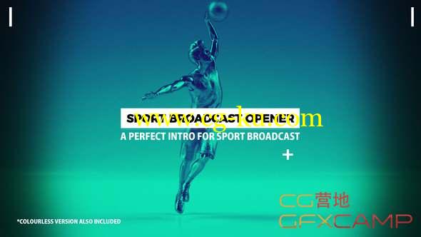 AE模板-现代三维体育栏目包装片头 Sport Broadcast Opener的图片1