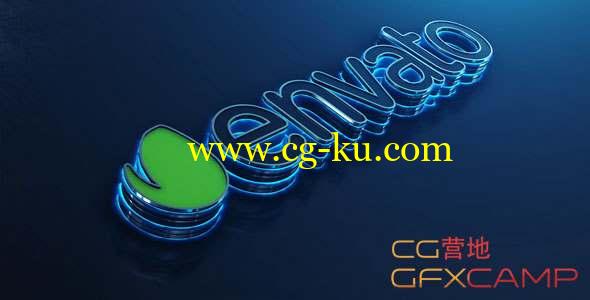 AE模板-钢铁质感能量三维Logo动画 Logo Reveal的图片1