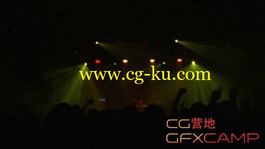 灯光舞会人群视频素材 ViodeoHive Crowd on Party的图片1