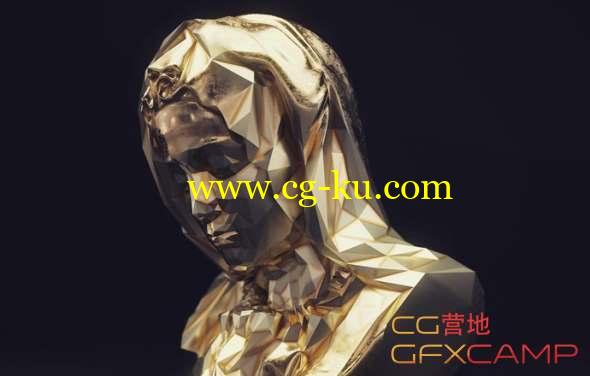 低多边形模型转换精模Houdini教程 Low-Poly to High-Poly Transformation Tutorial的图片1