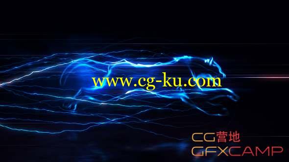AE模板-电流猎豹Logo动画 Electric Charge Logo的图片1