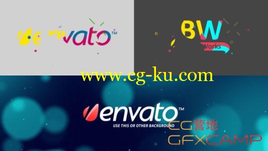 AE模板-MG彩色笔刷 VideoHive Paint Blobs Logo Opener的图片1