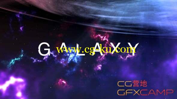 银河穿梭文字动画片头AE教程 Creating a Galaxy Intro Scene Tutorial的图片1