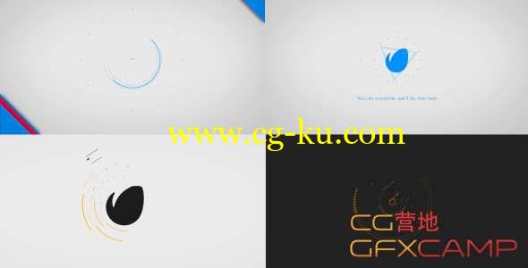 AE模板-简洁图形Logo动画 Minimal Logo Reveal Pack 01的图片1