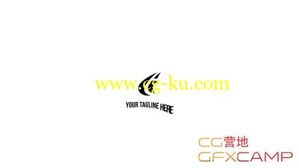 AE模板-简单三角图形遮罩Logo动画 Flat Abstract Logo的图片1