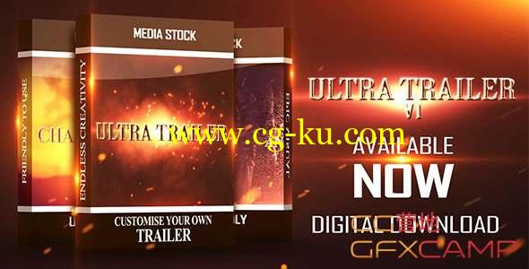 AE模板-文字视频宣传片头 Ultra Trailer V1的图片1