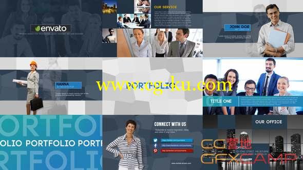 AE模板-商务公司企业包装片头 Global Business Presentation的图片1