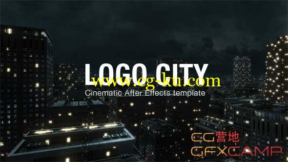 AE模板-三维城市楼房Logo动画 Logo City的图片1