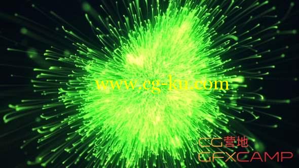 AE模板-扩散粒子汇聚Logo动画 Particle Burst Logo的图片1