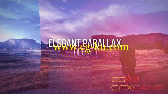 AE模板-优雅图形视差图片开场 Elegant Parallax Opener的图片1