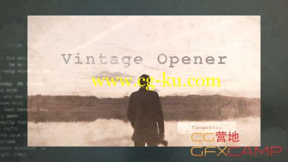 AE模板-复古图片介绍开场片头 Vintage Opener的图片1