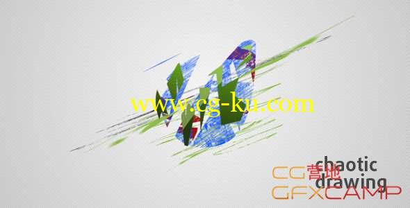 AE模板-手绘速写Logo动画 Chaotic Drawing的图片1