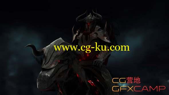 AE模板-黑暗死亡骑士Logo动画 Death Knight Reveal的图片1