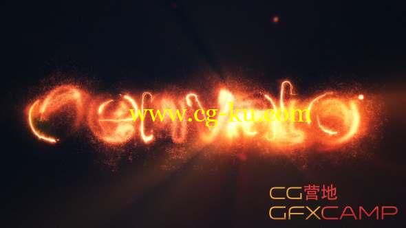 AE模板-火焰描边Logo动画 Epic Fire Logo的图片1