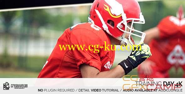 AE模板-体育照片宣传片头 Training Day 4K的图片1