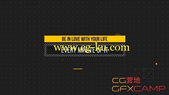 AE模板-科技感文字标题开场 Inspirational Intro的图片1