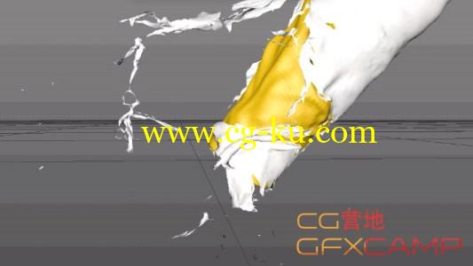 C4D布料撕开教程 Cloth Tearing Tutorial的图片1