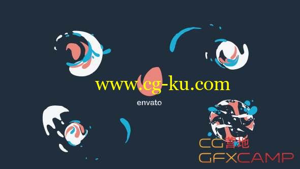 AE模板-液体气泡Logo动画 Bulb Logo的图片1