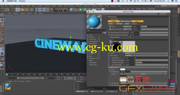 AE桥接C4D教程 Cinema 4D : Cineware in After Effect的图片1