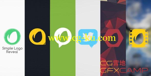 AE模板-墨滴落下Logo文字 VideoHive Simple Logo Reveal的图片1