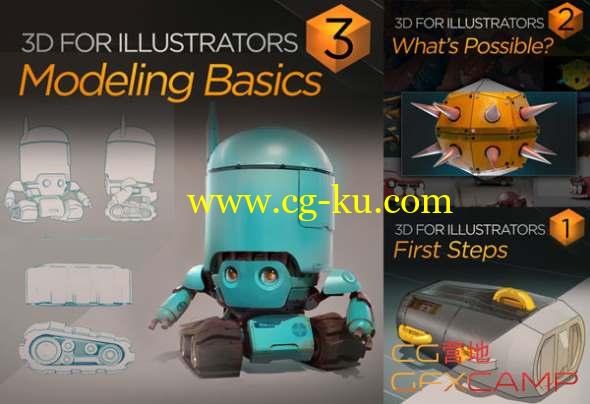 Modo + PS制作三维手绘效果教程 Ctrl Paint - 3D For Illustrators 1 - 3的图片1