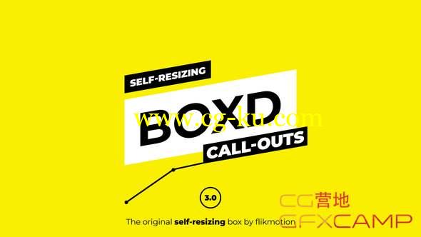 AE模板-自适应呼叫指示线动画 Self Resizing Call-Outs的图片1