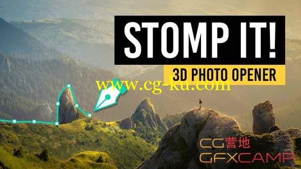 AE模板-三维视差图片快闪片头 STOMP IT! - 3D Photo Opener的图片1
