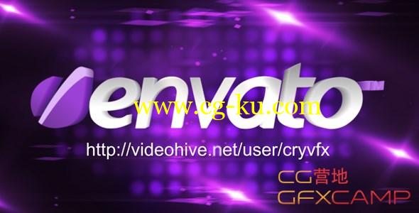 AE模板-闪光灯Logo文字 VideoHive 3D Light Elegant Logo的图片1