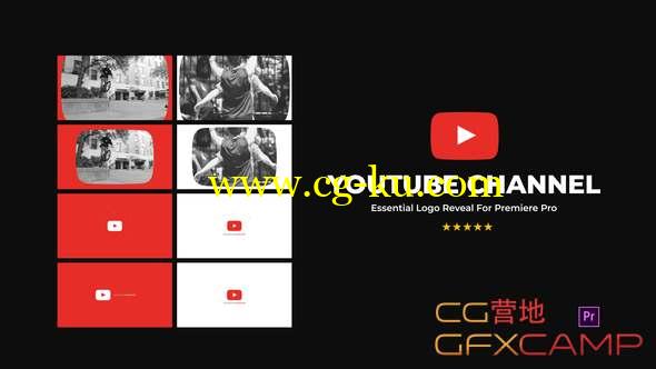 PR预设-油管视频宣传Logo动画 YouTube的图片1