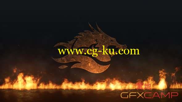 AE模板-大气史诗火焰Logo动画 Epic Fire Logo的图片1