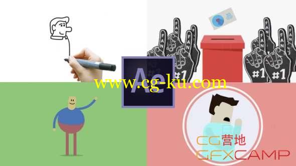 MG动画解说片头AE教程 Udemy - Animate an Explainer Video Using Adobe After Effects CC的图片1