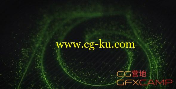 AE模板-Logo文字散发粒子 VideoHive Particles Trace Reveal的图片1