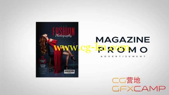 AE模板-杂志翻页宣传动画 Magazine Promo的图片1