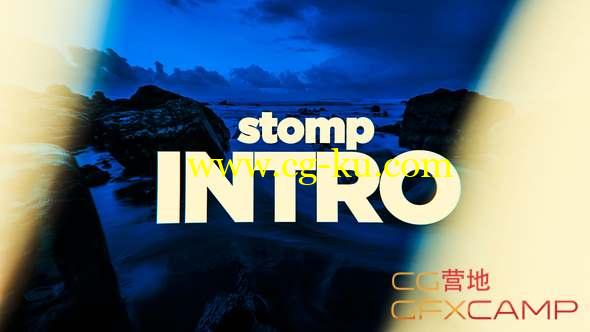 AE模板-节奏感图片快闪片头 Stomp Intro的图片1