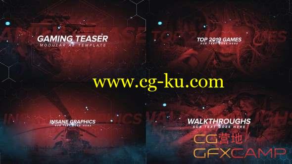 AE模板-游戏视频预告宣传片头 Gaming Channel Teaser的图片1