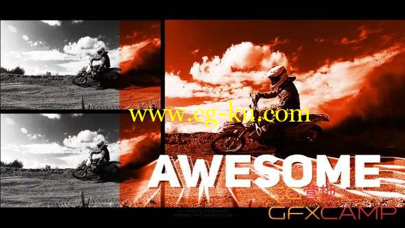 AE模板-弹性文字图片开场 Rock Promo Opener的图片1