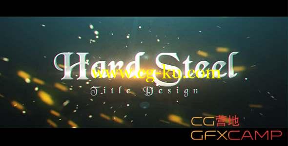 AE模板-粒子飘动文字标题宣传片 Hard Steel的图片1