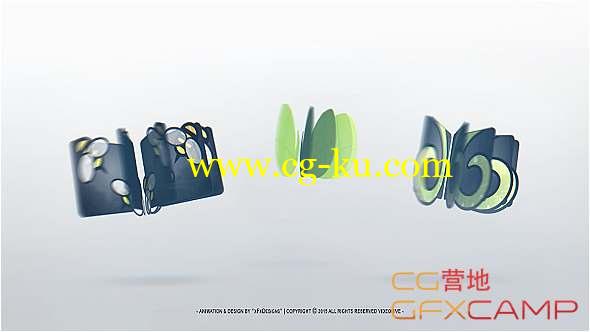 AE模板-简单翻转旋转Logo动画 Simple Rotation Logo Intro的图片1