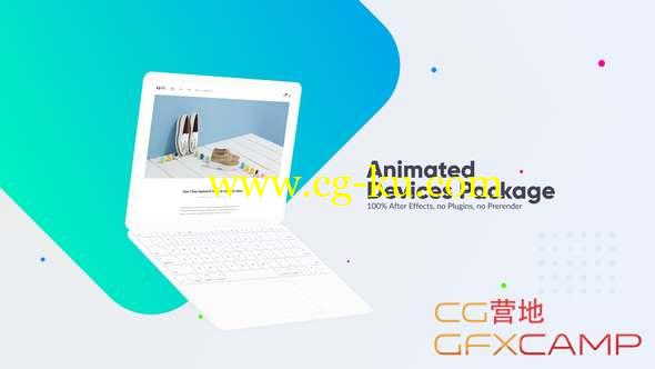 AE模板-电脑手机平板APP界面UI展示动画 Ui Ux Animated Devices Bundle的图片1