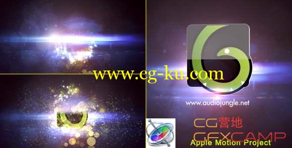 Apple Motion模板-粒子汇聚Logo动画 Particles Quick Logo的图片1