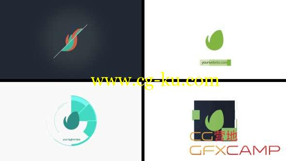 AE模板-扁平化简洁Logo动画 Minimal Logos Pack的图片1