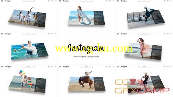 AE模板-三维照片弹出展示动画 3D Photo Pop Out - Instagram Story的图片1