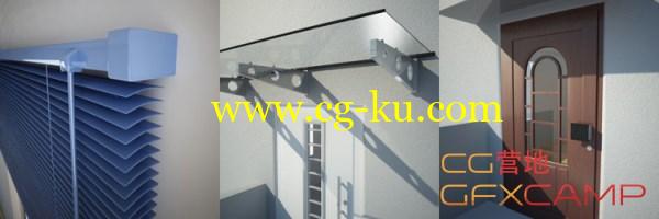 C4D窗户门生成插件 DNS Window Generator & Placement Tool v1.6 C4D R13-R16 Win + 教程的图片1
