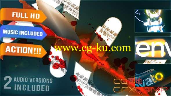 AE模板-电影游戏片头Logo动画 Film Game Production Logo Title的图片1
