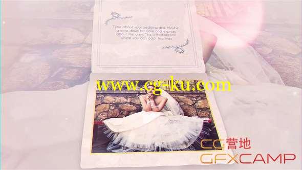 AE模板-浪漫婚礼相册照片开场 The Wedding的图片1