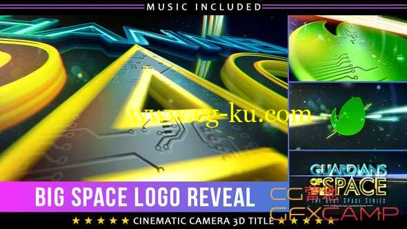 AE模板-三维宇宙太空Logo文字动画 Space Show Logo Title的图片1