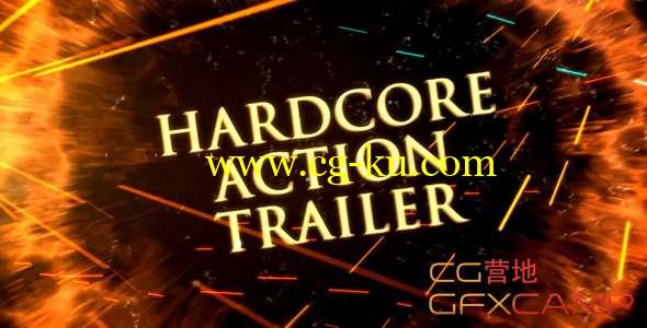 AE模板-硬核动作宣传片头 Hardcore Action Trailer的图片1