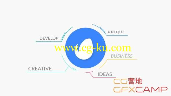 AE模板-商务环形Logo动画 Corporate Circle Logo Reveal的图片1