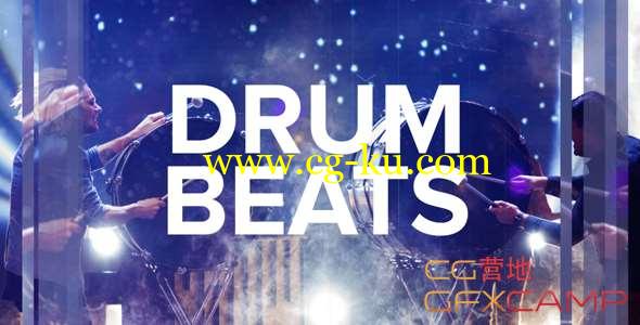 AE模板-鼓点节奏图片快闪片头 Drum Beats的图片1