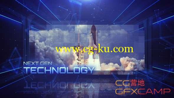 AE模板-科技感图片介绍展示片头 Digital Presentation的图片1